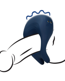 Puntige Vibrerende Cockring – Baltisch Blauw