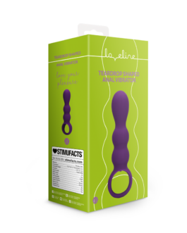 Druppelvormige Anaal Vibrator – Helder Paars