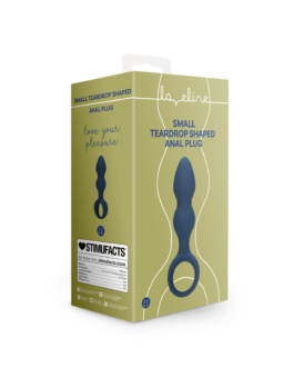 Druppelvormige Anale Plug – Klein – Baltisch Blauw