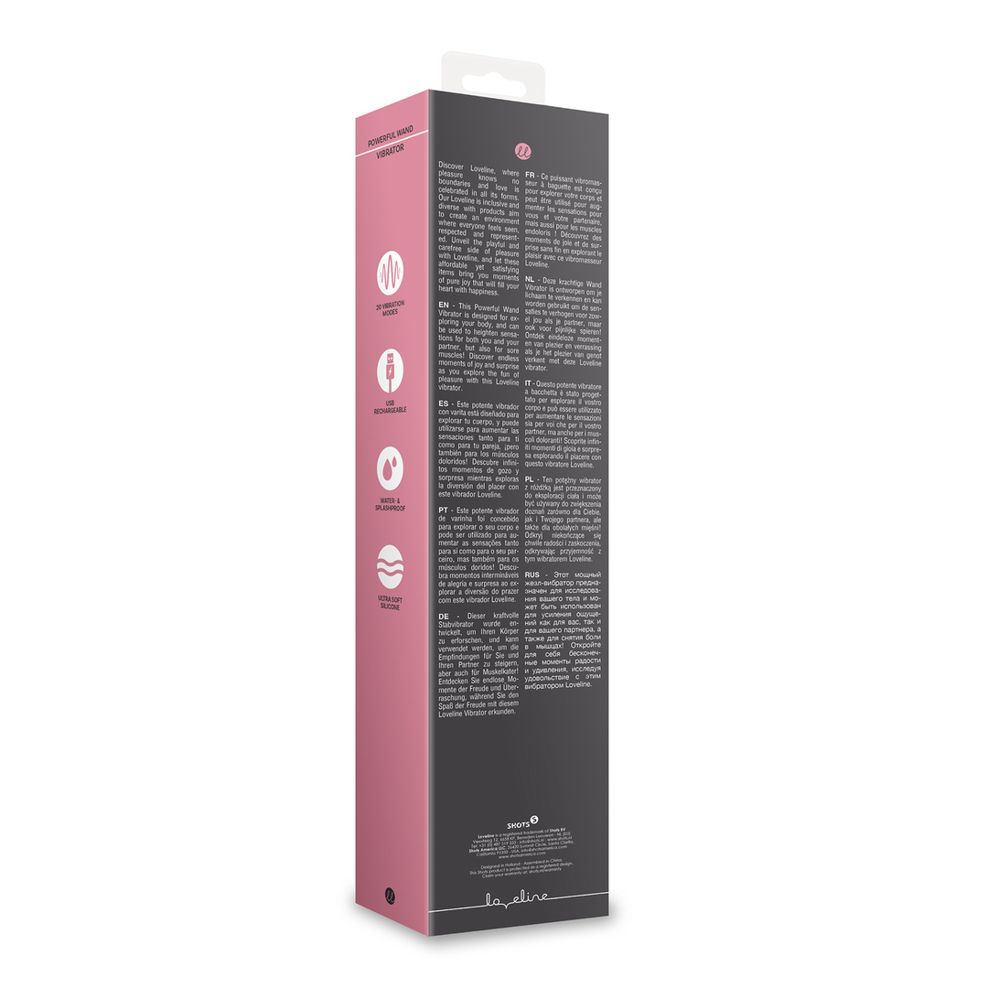 Krachtige Wand Vibrator - Charbone - Afbeelding 3