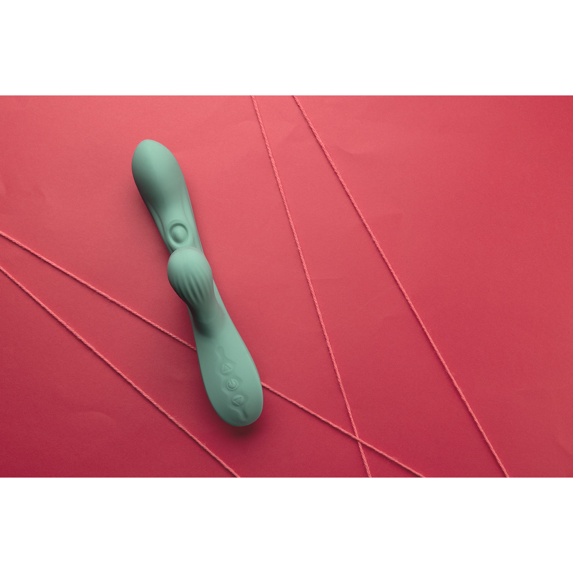 Pulse Wave en Tongue Flickering Rabbit Vibrator - Blue Grass - Afbeelding 7