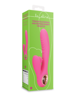Tongue Flickering en Heating Rabbit Vibrator – Exuberant Pink