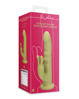 Ultra zachte silicone roterende rabbit vibrator
