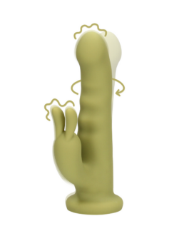 Ultra zachte silicone roterende rabbit vibrator