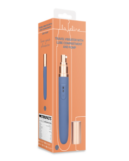 Reisvibrator met Lube Compartment en Pomp – Blue Horizon