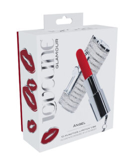 Angel – Lipstick Vibrator with 4 Attachments – Clear