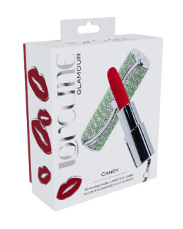 Candy – Lipstick Vibrator with 4 Attachments – Green