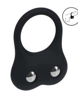 Siliconen Trainings Cockring – M – Zwart