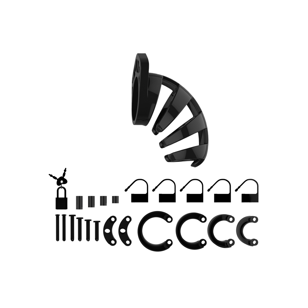 Model 02 Chastity Cock Cage - 3,5 / 9 cm - Afbeelding 3