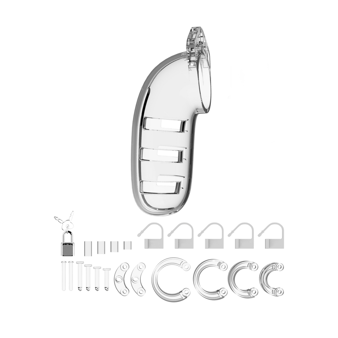 Model 06 Chastity Cock Cage - 5.5 / 14 cm - Afbeelding 3
