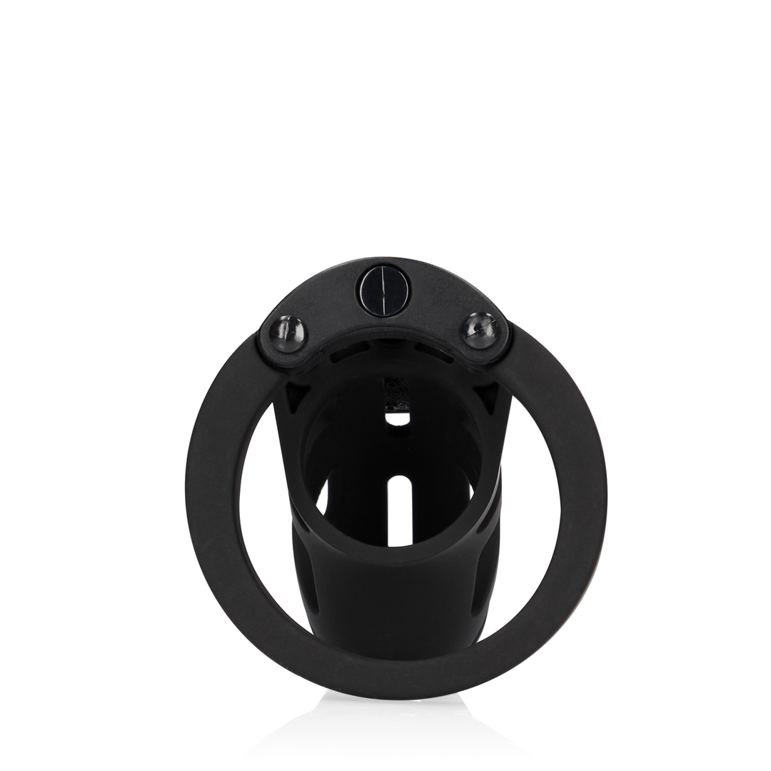Model 23 - Chastity Cage - 2,5'' / 6,5 cm - Zwart - Afbeelding 5