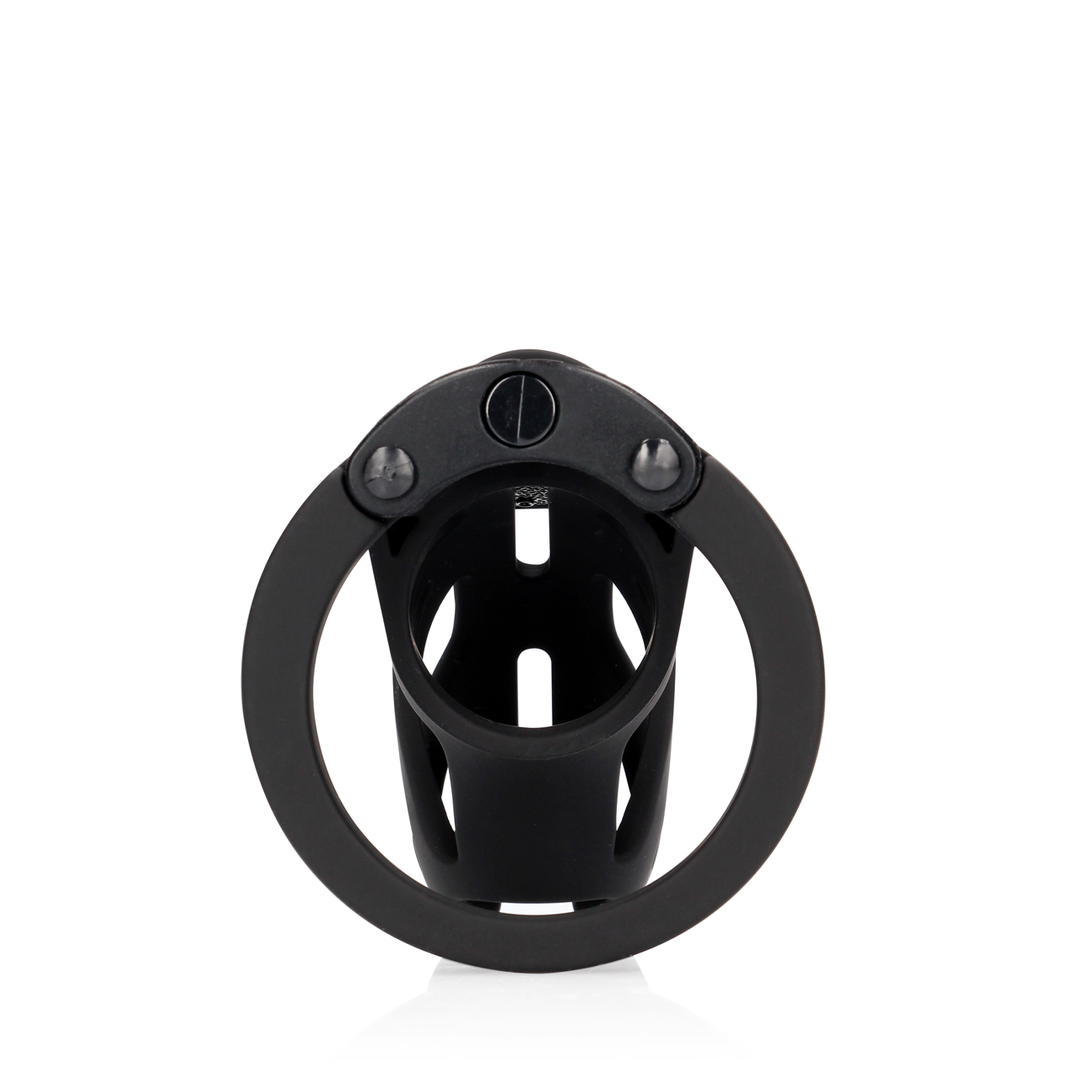 Model 24 - Chastity Cage - 3.5'' / 9 cm - Zwart - Afbeelding 5