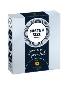 Pure Feel – Condooms 53 mm – 3 Pack