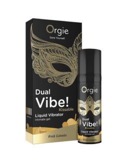Dual Vibe! Kissable Liquid Vibrator – Pina Colada – 0,5 fl oz / 15 ml