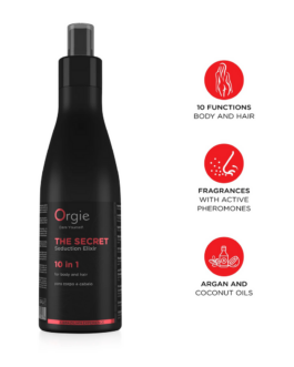 De Secret Seduction Elixir – Huid- en Haarlotion met Pheromonen – 7 fl oz / 200 ml