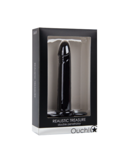 Realistic Treasure – Strap-On Sleeve – Zwart