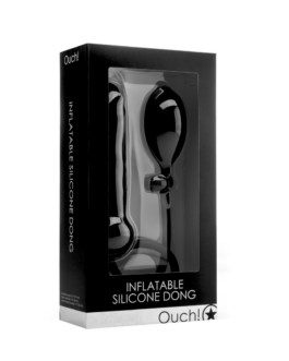 Opblaasbare Siliconen Dong