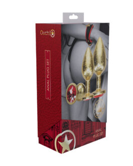 Milan Collection – Metalen Anale Plug Set – Goud