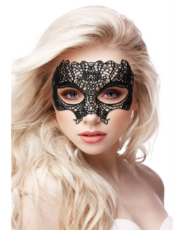 Prinses – Zwarte Kantmasker