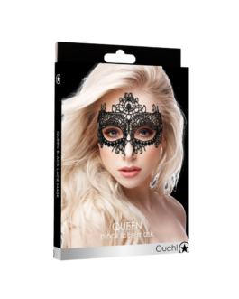 Koningin – Zwarte Kantmasker