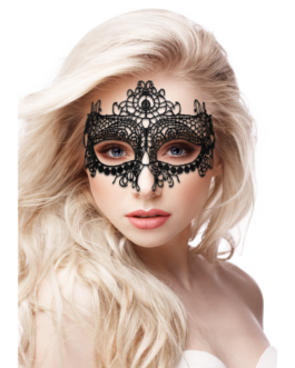 Koningin – Zwarte Kantmasker