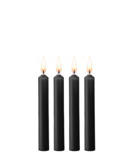 Plagen Waskaarsen – 4 Stuks – Zwart