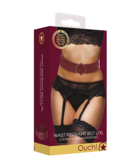 Waist Belt with Bondage Rings – L/XL