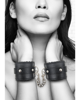 Pluche Gelijmde Leren Handboeien