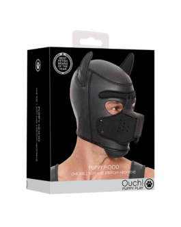 Neopreen Puppy Mask – Zwart