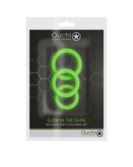 Cockring Set – Glow in the Dark – 3 Stuks