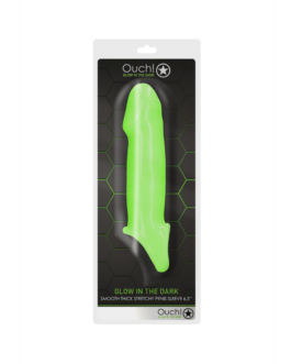 Gladde Dikke Rekbare Penis Huls – Glow in the Dark