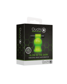 Vibrerende Hoofd Masturbator – Glow in the Dark