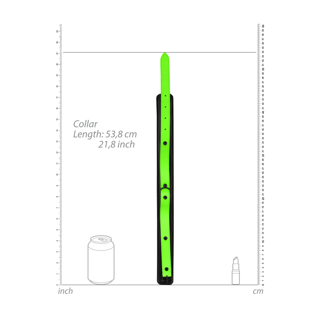 Halsband en Leash - Glo in het Donker - Afbeelding 5