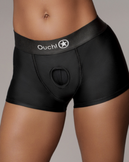 Vibrerende Strap-on Boxer – M/L – Zwart