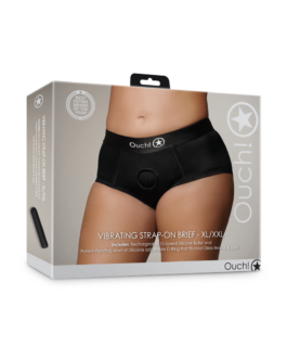 Vibrerende Strap-on Boxershort – XL/XXL – Zwart