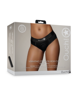 Vibrerende Strap-on Hoge Snit Boxershort – M/L – Zwart