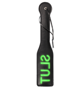Slut Paddle – Glow in the Dark – Neon Groen
