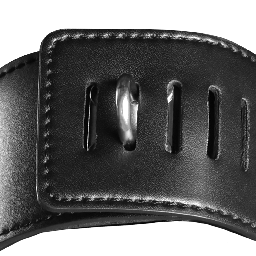 Hoofdkap met ritsmond en slot - Zwart - Afbeelding 7