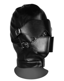 Blindfolded Mask met Ademend Ball Gag – Zwart