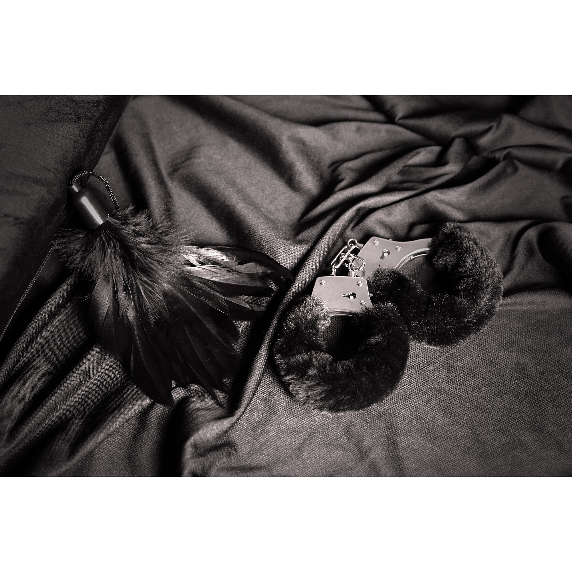 Bont Metalen Handboeien - Zwart - Afbeelding 6