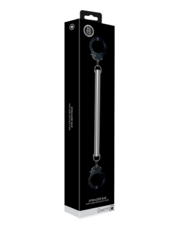 Spreader Bar met Hand- of Enkelboeien – Zilver