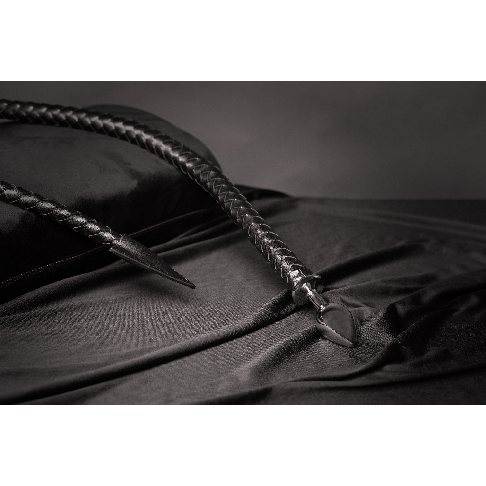 Metaal Anal Plug Devil's Tail - Zwart - Afbeelding 4