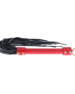 Milan Collectie – Flogger – Zwart/Rood