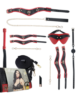Milan Collectie – Kit met Tas – Zwart/Rood