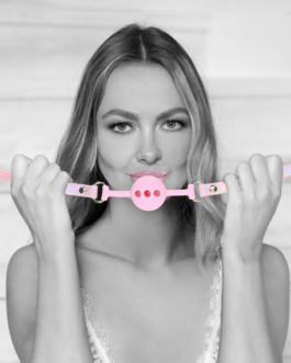 Paris Collectie – Siliconen Ball Gag – Roze