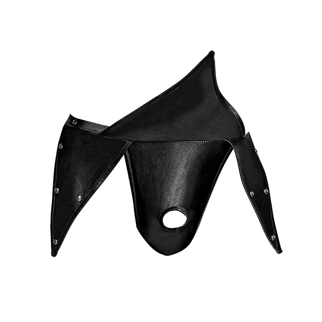 Eros - Gladiator Kilt Ontwerp met een Bevestigde Thong - L/XL - Zwart - Afbeelding 3