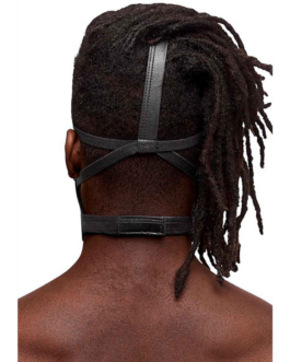 Triton – Masker met Verstelbare Nek en Voorring – Eén Maat – Zwart