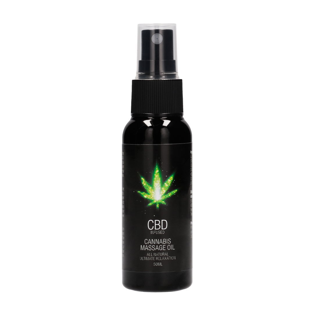 CBD Cannabis Massageolie - 2 fl oz / 50 ml - Afbeelding 3