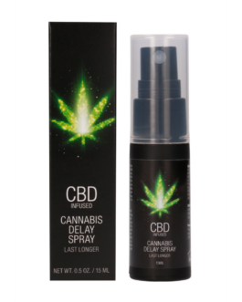 CBD Cannabis Vertraging Spray – 0,5 fl oz / 15 ml
