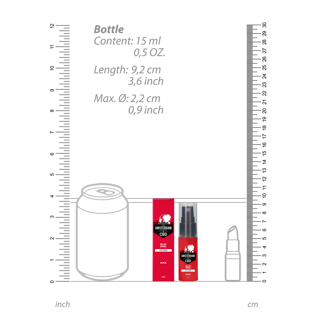 Original CBD uit Amsterdam - Delay Spray - 0,5 fl oz / 15 ml - Afbeelding 6